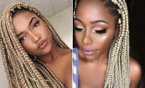 Braid hairstyles for long hair. 23 Cool Blonde Box Braids Hairstyles To Try Stayglam