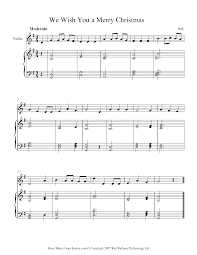 We Wish You A Merry Christmas Violin Sheet Music With Letters We Wish You A Merry Christmas Sheet Music For Violin 8notes Com Christmas Sheet Music Sheet Music Violin Sheet Music