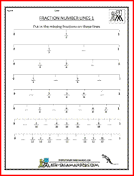 fraction number line worksheet a 3rd grade fraction