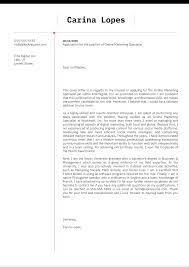 Maybe you would like to learn more about one of these? Online Marketing Specialist Cover Letter Sample Kickresume