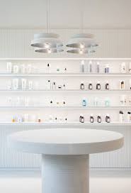 Bathroom glass vessel sink installation. Batek Architekten Installs Pivoting Shelf Units Inside Zalando Beauty Store In Berlin Urdesignmag