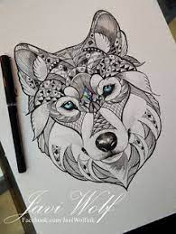 I Really Want Something That Looks More Like This But As An Elephant Desenho Tatuagem Ornamental Lobo Animal Tattoo Animal Tattoos Wolf Tattoos