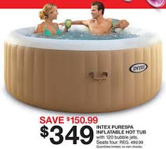 intex purespa inflatable hot tub with 120 bubble jets intex hot tub portable hot tub hot tub backyard