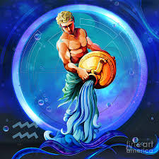 Zodiac Digital Art Horoscope Signs Aquarius By Bedros Awak Aquarius Art Horoscope Signs Aquarius Horoscope Art