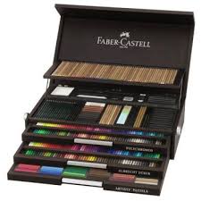 Caixa De Lapis De Cor Faber Castell Super Soft Estojo Para Desenho Faber Castell Comemorativo 250 Anos Kit De Desenho Material De Desenho Profissional Material De Desenho
