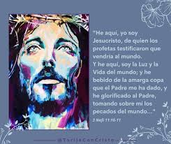 Él dio su vida para darnos aliento cuando nos sentimos agotados y para ser  nuestra Luz cuando nos encontramos en las tinieblas ✨