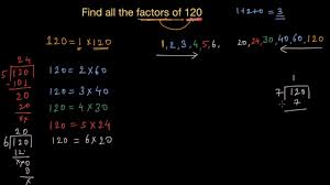 Finding Factors Of A Number Hindi Class 6 India Khan Academy Youtube