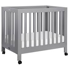 Babyletto Origami Modern Classic Grey Collapsible Mini Crib In 2020 Portable Crib Mini Crib Cribs