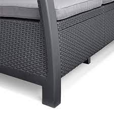 I purchased these less than a year ago the bottom seat on both is cracked and the right arms on. Keter Bahamas Outdoor 5 Seater Corner Rattan Sofa Astonshedsuk