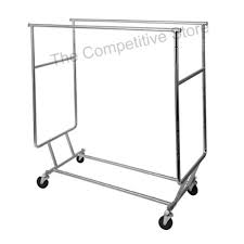 Overall height is around 72 but can be customized as needed. Amazon Com Double Bar Heavy Duty Collapsible Rack By Only Garment Racks Industrial Scientific