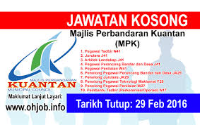 Kerja terkini jabatan laut malaysia wilayah sarawak bagi mereka yang sedang mencari jawatan kosong. Jawatan Kosong Di Kptm Kuantan Kerkosa