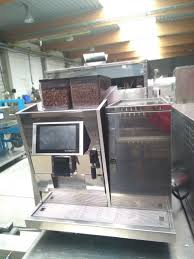 Now we will talk about small volume machines their brand is from switzerland by thermoplan ag and makes machines exclusively for starbucks. Fully Automatic Coffee Machine Thermoplan Black And White 3 Ctm2rf Second Hand For Sale Used Espresso Coffees Hot Water 130 Cappuccino 140 Lattes Bart Rotsaert Machinery
