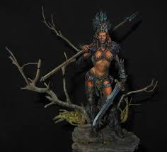 Black sun miniatures produce a diverse range of high quality resin miniatures, specialising in fantasy and science fiction figures, in various scales, for painters, collectors and gamers. Savage Beauty Black Sun Miniatures 75mm Notoriginalminis