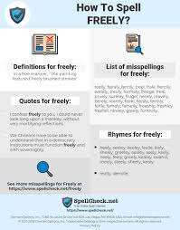 How To Spell Freely And How To Misspell It Too Spellcheck Net