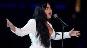 Quick test about demi lovato. Demi Lovato S Beautiful Stark Grammys Song Anyone The Atlantic
