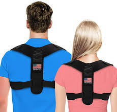 The extrinsic back muscles, which lie most superficially on the back. Amazon Com Posture Corrector For Men And Women Adjustable Upper Back Brace For Clavicle To Support Neck Back And Shoulder Universal Fit U S Design Patent Health Personal Care