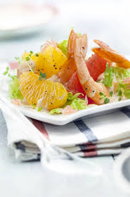 Salade Crevettes Et Pamplemousse Recette Recettes De Cuisine Recette Salade De Crevettes
