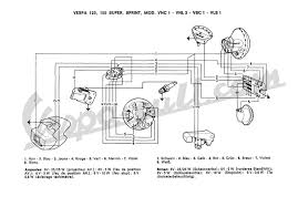 Vespa Schaltplane Modelle 50 Special Bis Rally 200