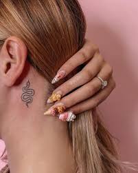 The traditional rib diamond tattoo design. Small Lightning Bolt Tattoo Behind Ear