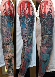 Awesome Watchmen Tattoo Comic Book Tattoo Tattoos Best Sleeve Tattoos