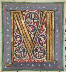 Enluminure lettre, dessin ou sculpture : Bible Bible Gallica Lettres Lumineuses Manuscrit Enlumine Art Sur Livre