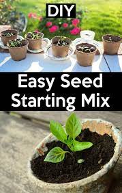 Make The Best Seed Starting Mix For Starting Your Seeds Seed Starting Mix Winter Vegetables Gardening Seed Starting