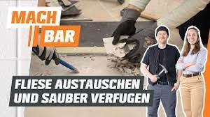 Einzelne fliesen auszubessern und zu reparieren, ist mit kleinere schäden im lack von fliesen oder kleine bohrlöcher kann man direkt reparieren, ohne fliesen gleich austauschen zu müssen. Fliesen Austauschen Anleitung In 5 Schritten Obi