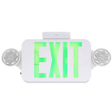 3 Emergency Exit Lights Commercial Lighting The Home Depot