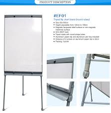 High Quality 100 65cm Adjustable Round Tubes Magnetic Tripod Flip Chart Easel For White Board Buy Flip Chart Flip Chart Stand Tripod Flip Chart