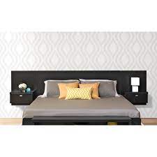 Night stand features an ac power supply with (2) usb charging ports. Prepac Series 9 Designer Floating King Headboard With Nightstands On Sale Overstock 21895148