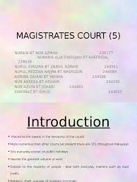 Sessions court are similar to the former quarter sessions in england, the sessions courts have jurisdiction to try offences which are not punishable by death. Mls Magistrate Magistrate Jurisdiction