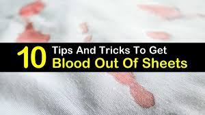 It can happen if you get a bloody nose, start your period unexpectedly, scratch at a bug bite in your sleep, or bleed through a bandage or pad, or some other ways to somehow get blood on your comforter! 10 Incredible Ways To Get Blood Out Of Sheets