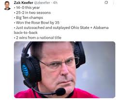 I genuinely don't know how to act right now. Indiana football just won the  Rose Bowl, and my brain keeps waiting for Ashton Kutcher to jump out from  behind a ficus and