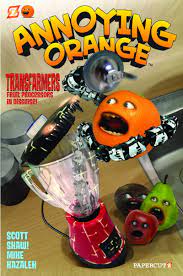 ▸ bit.ly/2n8au0w orange and joke book share. Annoying Orange Transfarmers Gn Vol 5 Comic Book Spoof Harvest All Of Earth S Fruit