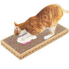 This tall vertical scratcher encourages cats to get a nice stretch and maintain a healthy manicure while also promoting exercise and stress. Corrugate Cat Scratchers Cardboard With Sisal Details Can Be Found By Clicking On The Image This Is An Affi Cardboard Cat Scratcher Cat Bed Cat Scratcher