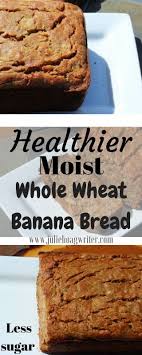 Healthier Moist Whole Wheat Banana Bread Recipe A Family Lifestyle Food Blog Recipe Whole Wheat Banana Bread Wheat Banana Bread Recipe Wheat Banana
