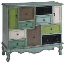 This 27, 9 drawer chest is designed for professional use. 9 Drawer 2 Door Cabinet Multicolor Farmhouse Accent Chests And Cabinets By Hedgeapple Houzz