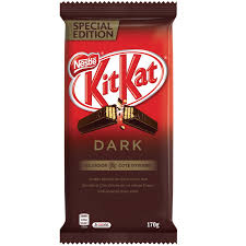 Kitkat Dark Chocolate Block 170g Dark Chocolate Kit Kat Flavors Kit Kat