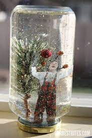 Diy Snow Globe Homemade Snow Globes Christmas Crafts For Kids Christmas Diy