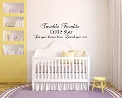 Amazon Com Twinkle Twinkle Little Star Do You Know How Loved You Are Baby Children Love Nightime Bedtime Sleep Vinyl Wall Decals Quotes Sayings Words Art Decor Lettering Vinyl Wall Art Inspirational Uplifting