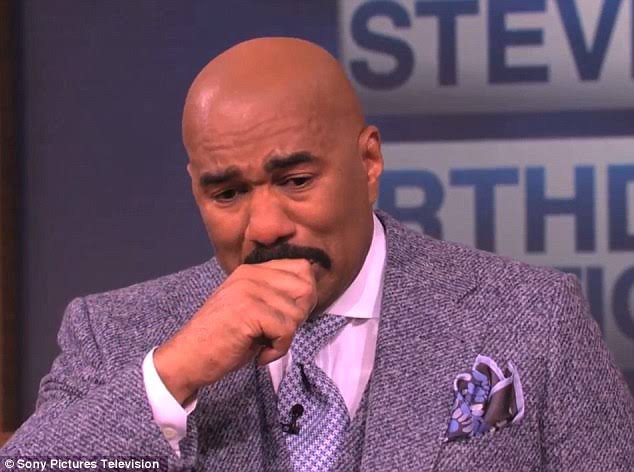 Steve Harvey Cries His Eyes Out After A Surprise Call - Youth Village
