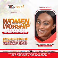 Meet our moderator and some of our special Guests for Women Called to  Worship 2024 1. Mrs Millicent Adansi, CEO of @mivac_travelandtours and  @bestdealshipping 2. Lady Josephine Amo-Asare, ICGC, Zoe Temple, Tema