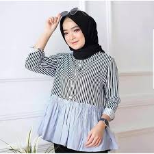 Wanita bagaikan batu bata, ia adalah pembangun generasi manusia. Baju Atasan Wanita Muslim Blouse Muslim Murah Hilma Top Shopee Indonesia