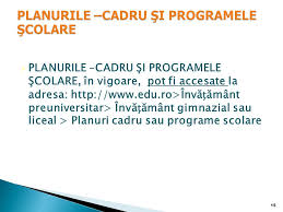 Planuri cadru invatamant liceal de zi si seral. ConsfÄƒtuirile Profesorilor De Chimie Ppt Video Online Download