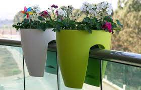 Shop for deck & railing planters in outdoor planters. Greenbo Railing Planter Balcony Planters Apartment Patio Decor Railing Planters