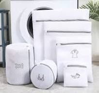 White Mesh Laundry Bag for Delicate Washing LaundryMeshBag