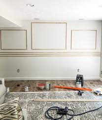 Some basic wall molding designs can protect your walls from from skirting to crown molding and everything in between, we break down the different types of wall molding ideas that usually appear in indian homes. Diy Accent Wall Tutorial Using Simple Wall Moulding Grace In My Space