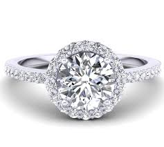 Diamond Halo Style Engagement Ring Mounting In 18k White Gold Halo Style Engagement Rings Beautiful Engagement Rings Engagement Rings Round