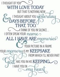 Silhouette Design Store I Thought Of You With Love Today Phrase Sympathy Quotes Grieving Quotes I Thought Of You Today