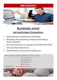buchhalter m w d in nurnberg gesucht buchhaltung berufserfahrung kenntnisse